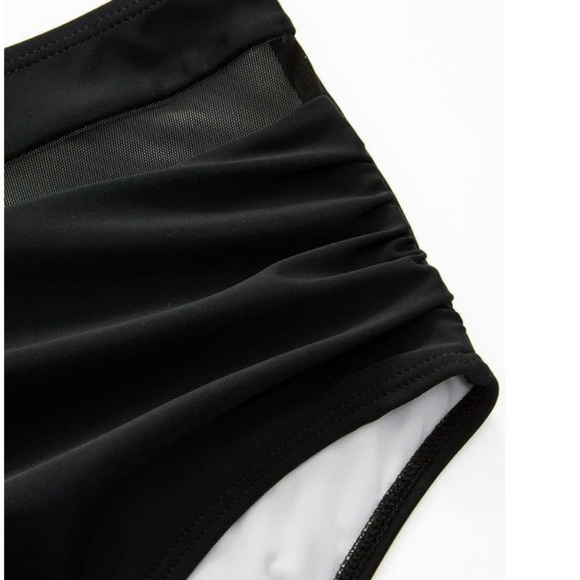 NWOT MakeMeChic One Piece Swimsuit One Shoulder Swimwear Bathing Suit Sz Large - Picture 4 of 10